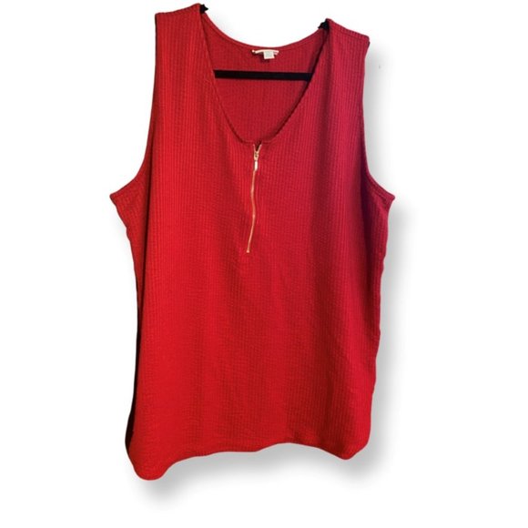 LulaRoe Rachael Top Red - 2XL - Picture 1 of 3